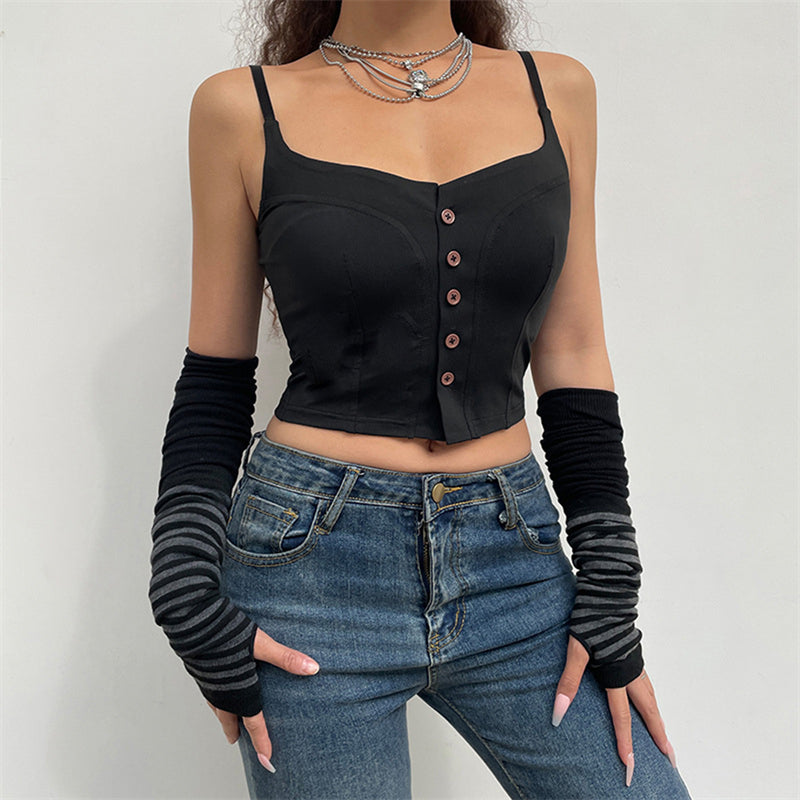 OFFLINE BUTTON CAMI 🖤