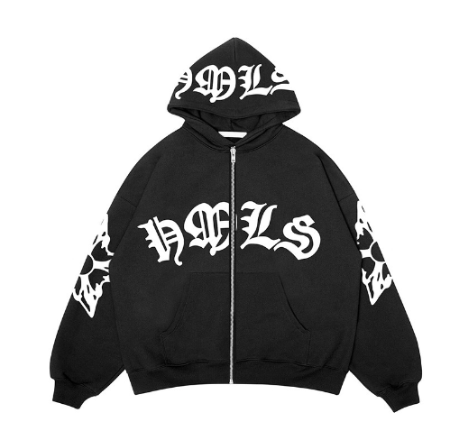 HELLS CLUB ZIP HOODIE 🪽