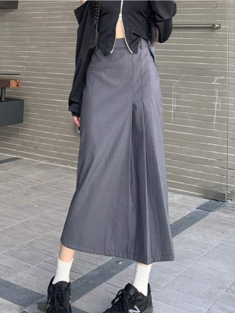 GLITCHED PLEATED SKIRT 🖤